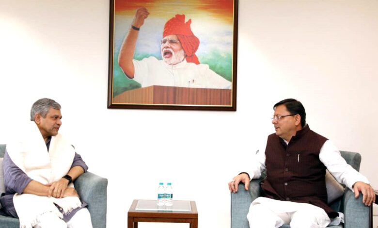 CM Dhami met the Union Railway Minister and discussed about strong rail connectivity in the state
