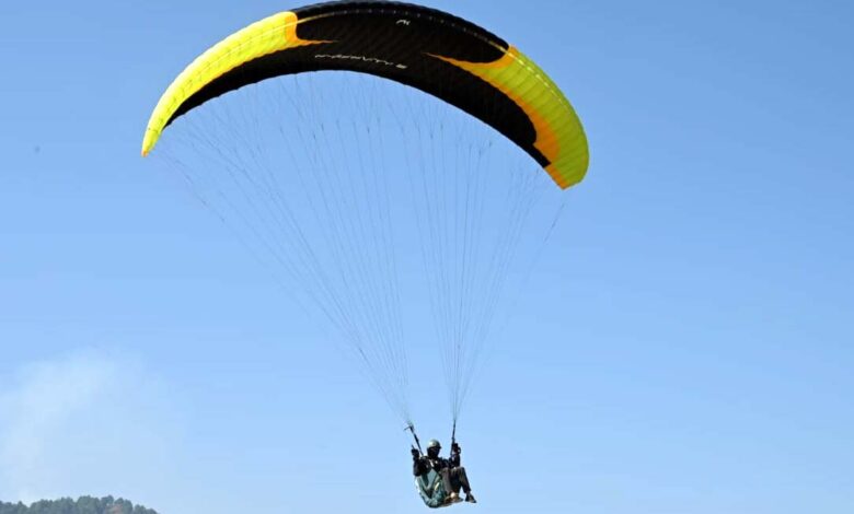 Tehri Acro Festival had a great start in Koti Colony Tehri Garhwal