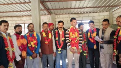 व्यापार मंडल नैनबाग की नवीन कार्यकारिणी का गठन दिनेश तोमर बने अध्यक्ष