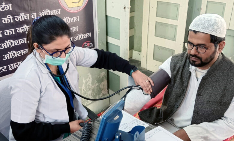 251 patients took advantage of the health check up camp of Shri Mahant Indiresh Hospital