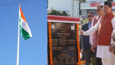 CM inaugurated the 100 feet high national flag memorial established in Dilaram Bazaar