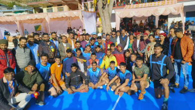 Nainbagh Sharadotsav started with state level junior boys Kabaddi sports competition and colorful programs 1