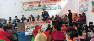 State President of Kisan Morcha started Gram Parikrama Yatra in Thatur by worshiping cow and agricultural equipment 1