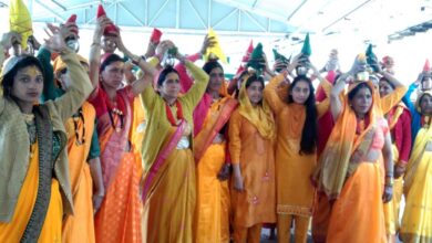 Inauguration of Shrimad Bhagwat Katha with grand Kalash Yatra in Kheda Malla