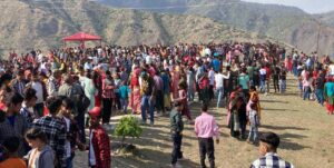 Tholu fair celebrated grandly at Ghinna Devi temple of Aginda people arrived in large numbers 1