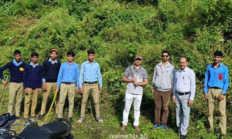 Cleanliness campaign under cleanliness fortnight in Raika Bangsil