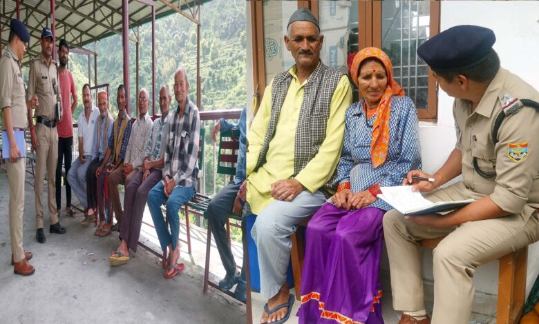 Commendable initiative of Kempty police station Special attention to the safety and problems of senior citizens