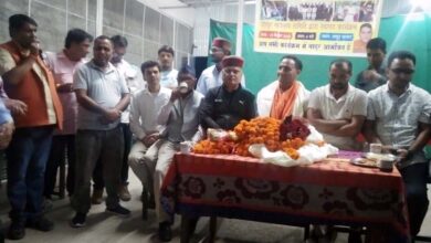 Grand welcome for Paralympic shooting coach Subhash Rana in Tehri message to the youth to stay away from drugs