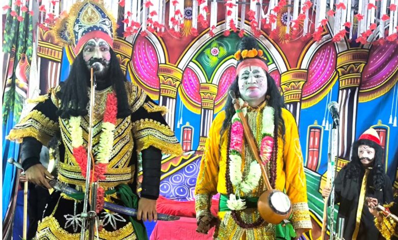 Grand inauguration of mythological Ramlila in Thatur