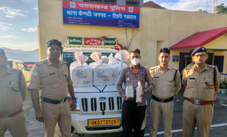 Kamptee polices big success 26 boxes of English liquor being brought for distribution during Panchayat elections recovered