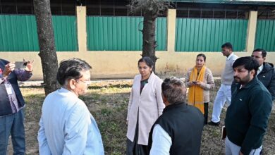 Activity on Tehsil Day District Magistrate Tehri inspected the newly constructed cowshed