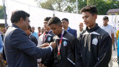 Chief Secretary recognizes the peak sports talent of Champawat